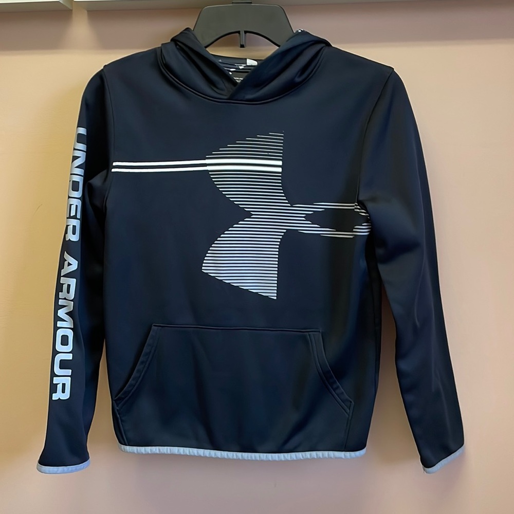 Under Armour Youth ColdGear Hooded Sweatshirt.